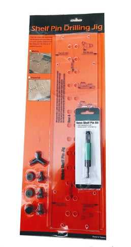 Shelf Pin Template & Drill
