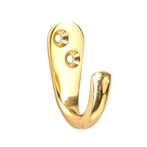 Single Robe Hook (Chrome/Brass/Antique)