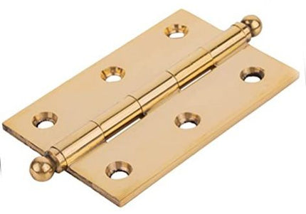 Solid Brass Ball Tipped Butt Hinge