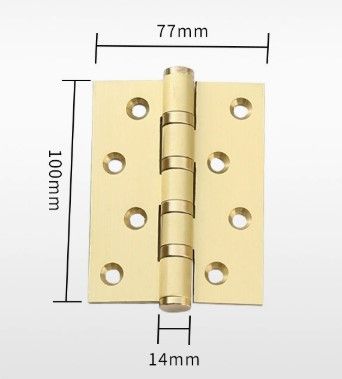 Solid Brass Flat Tipped Butt Hinge