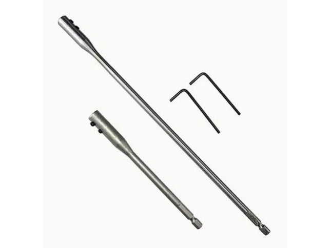 2pc/set Spade Bit Extension Straight Shank