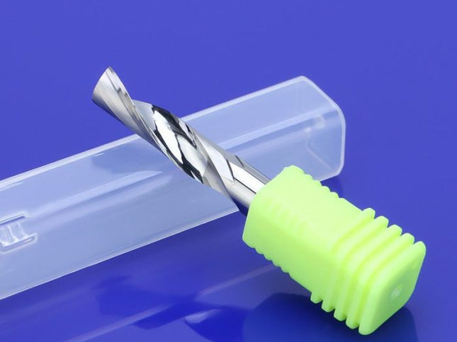 Solid Carbide Single Flute Spiral Upcut Bit (for Aluminum)