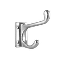 Square Base Hat & Coat Hook (Chrome/Brass/Antique)