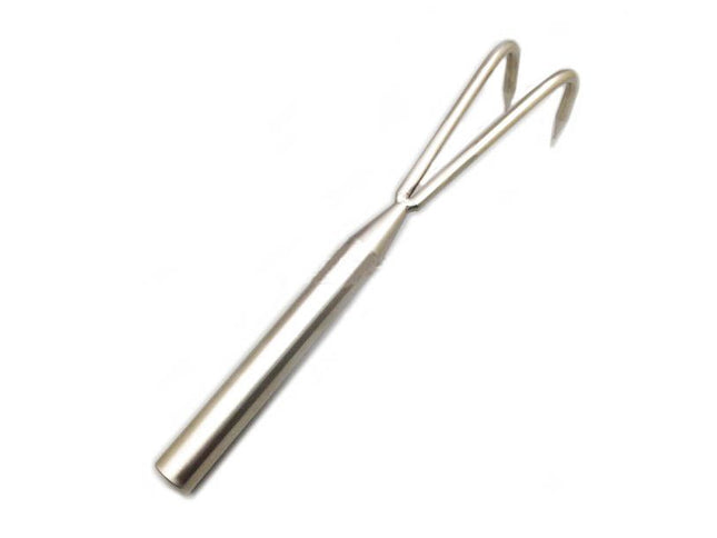 Stainless Steel 2 Prong Soil Cultivator