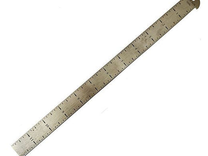 Stainless Steel Ruler with Mushroom Head