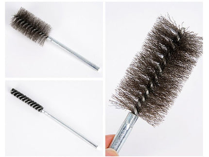 Stainless Steel Wire Tube Brushes (150mm Long, Round Shank)