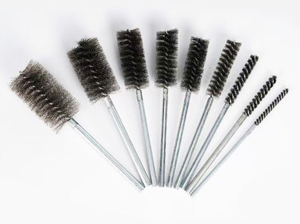 Stainless Steel Wire Tube Brushes (150mm Long, Round Shank)