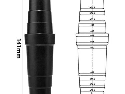 Straight Reducer Fitting Connector (Outer)