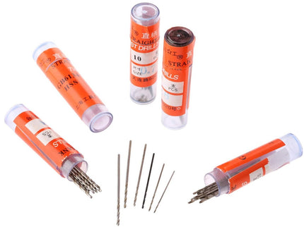 HSS Straight Shank Drill Bit 0.3-3.3mm (Pack 10)
