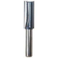 McJING Tools straight bit with a 1/4 inch shank, ideal for precision woodworking and routing applications.