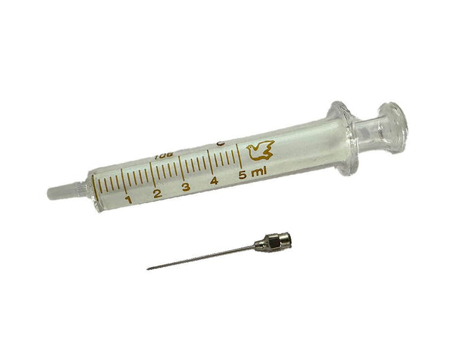 Syringe - Glass Injector with Hypodermic Needle