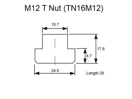T-Nut (High-tensile)