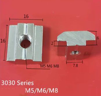 T-Nut for Aluminium Extrusions