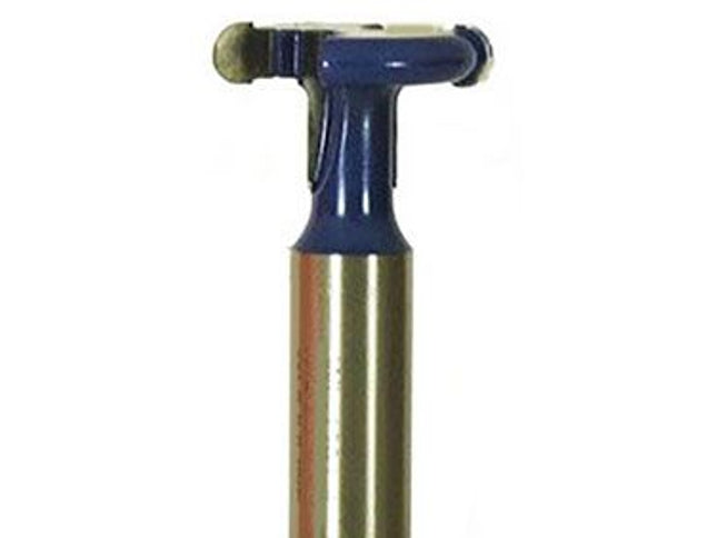 T-Slot with Radius Cutter Bit For Demountable Hinges