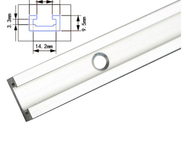 T19 (9.5mm Slot) Double-Cut Universal T-Track