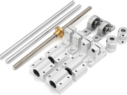 15pc/set T8 Lead Screw Kit - 8mm x 400mm