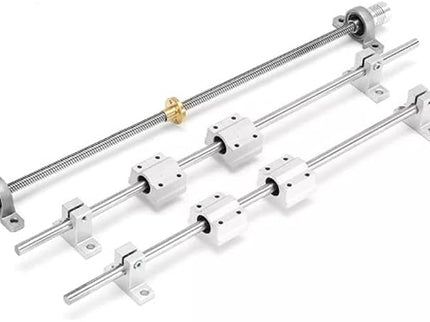 15pc/set T8 Lead Screw Kit - 8mm x 400mm