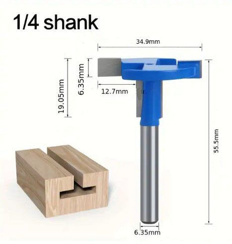 T-Slot Cutter Bit - 1/4" Shank
