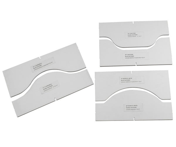 Cabinet Door Making Template Set for Routers