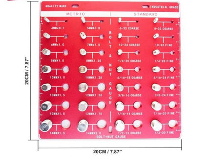 Bolt & Nut Thread Check Gauge (Square)