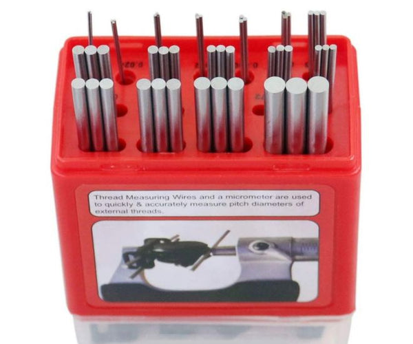 60° Thread Measuring Wire Set with Holder