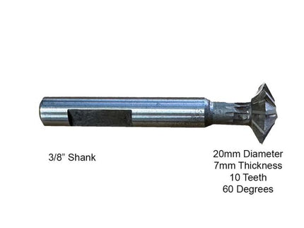 Equal Angle Cutter 3/8" (9.5mm) Shank