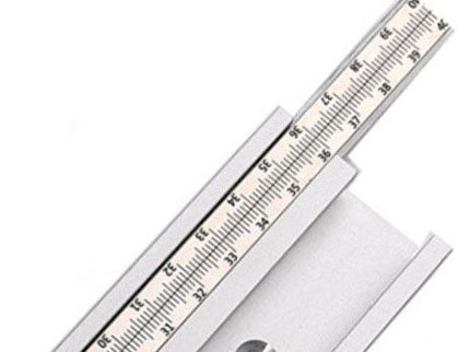 T45 Reversible Mitre T-Track (Slide Scale)