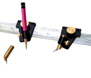 Scribe Trammel Head for Ruler