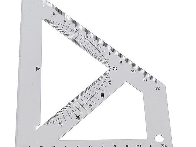 45/90 Degree Triangle Ruler