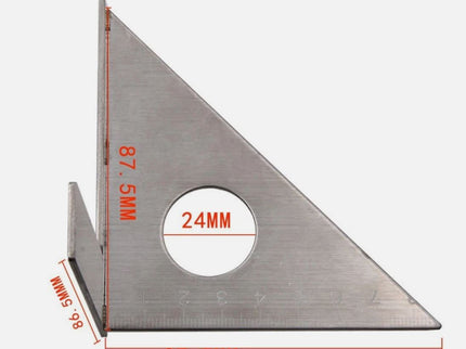 Stainless Steel Triangle Square Ruler