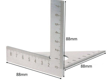 3D Try Square Ruler (Stainless Steel)