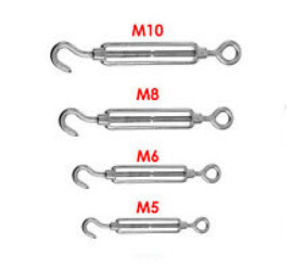 Turnbuckle Hook / Eye (Galvanized)