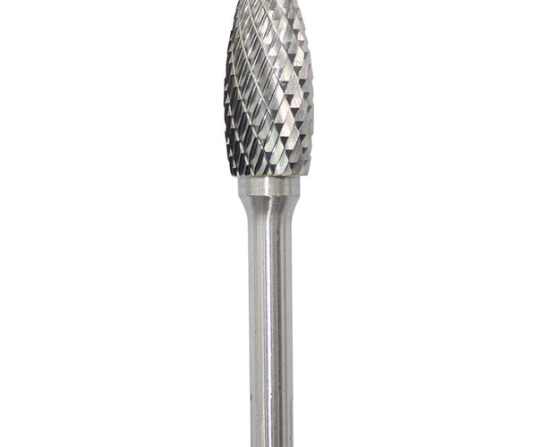Flame Shape Carbide Burr (Double Cut) Type HX