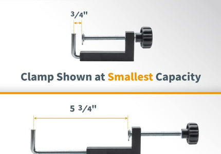 Universal Fence Clamp Pair