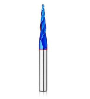 Taper Upcut Spiral Bit (Two-Flute) Nano-Blue Coating