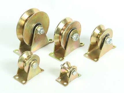 Heavy Duty Steel V-Roller (with Bearing)