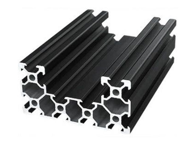 Aluminium Extrusion 40x80 V-Slot Black C-Beam - 1000mm