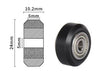 24mm OD / 5mm ID / 10.2mm Thick (Black)