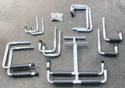 Wall & Overhead Storage Hooks (12pc Kit)