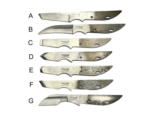 Whittling Knife Blade Blank