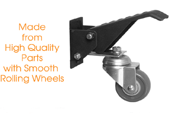 4pc Retractable Workbench Wheel Castors Kit